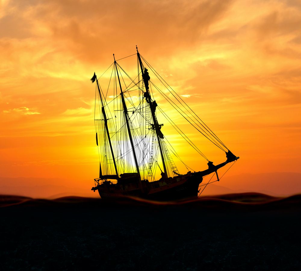 The magic sunset
