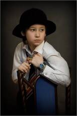 Portrait of the young man...