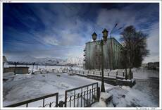 Кировск. Простой городской пейзаж.