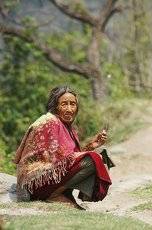 Smoking woman