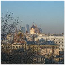 Утренняя Москва старое и новое