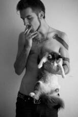 selfportrait w/cat