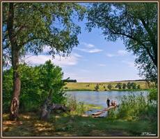 На рыбалке