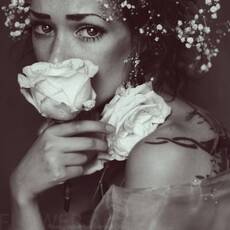 flower crying