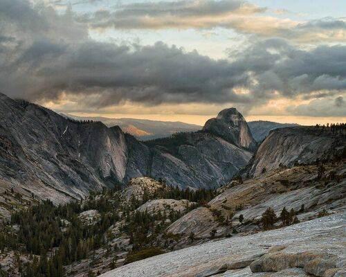 Half Dome со стороны Olmsted Point