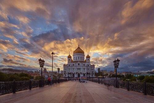 Вечерние краски Москвы