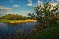 Весна, утро, речка.