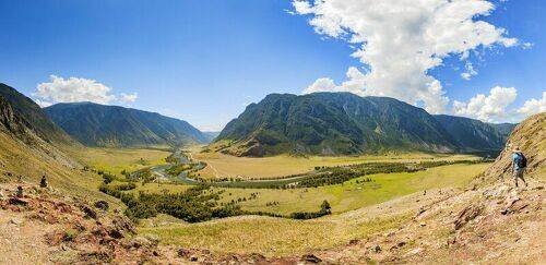 Долина реки Чулышман. Алтай