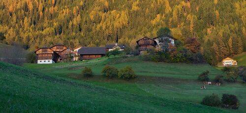 деревенька в Альпах