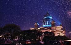 Первый снег в Питере