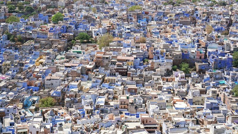 Синий город Джодпур, Индия