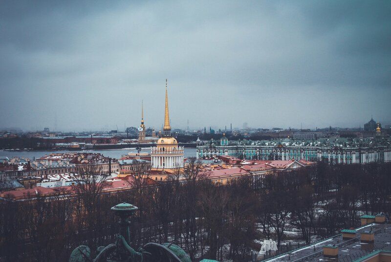 Начало зимы в Петербурге