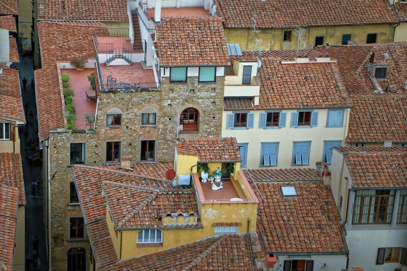 Жизнь на крышах Флоренции.
