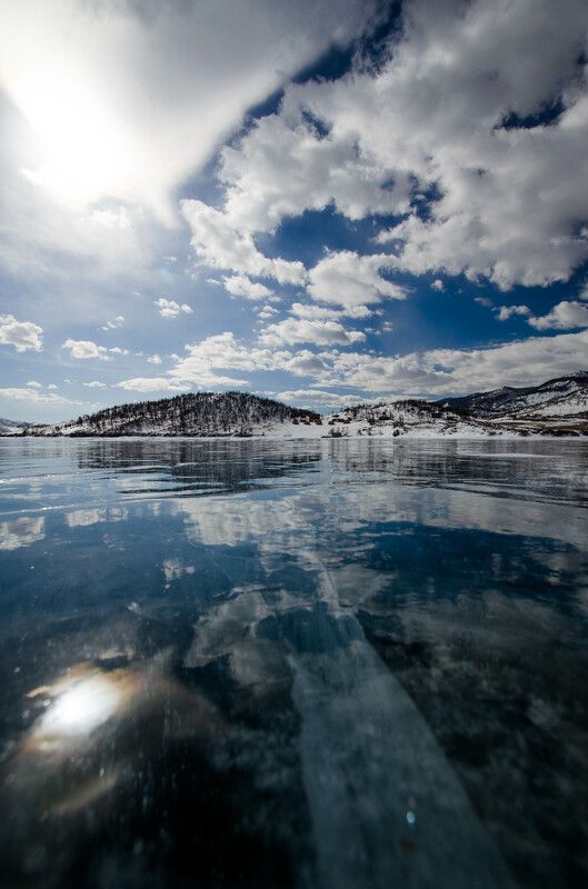 Лёд озера Байкал