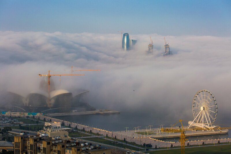 Город во власти тумана