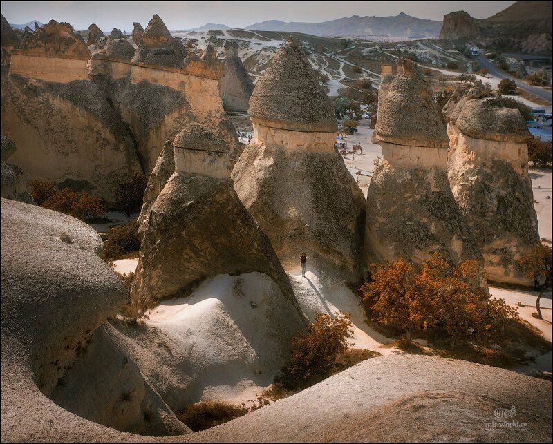 Инопланетный пейзаж Каппадокии