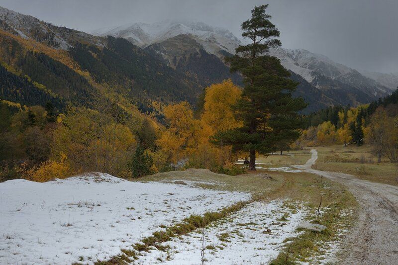 Осень в горах Кавказа