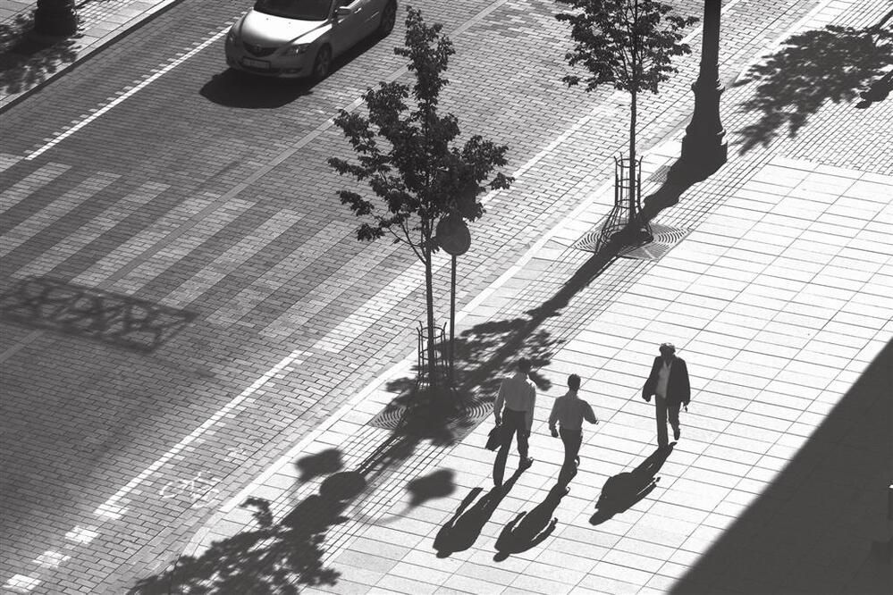 Morning shadows of Vilna