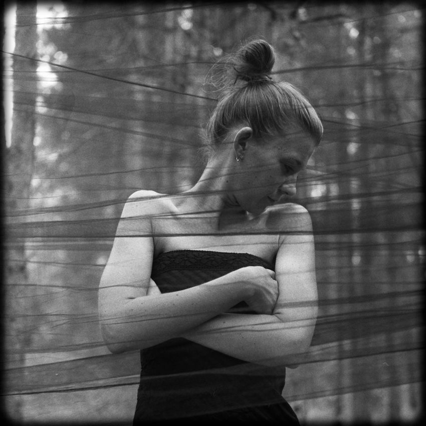 she's alone