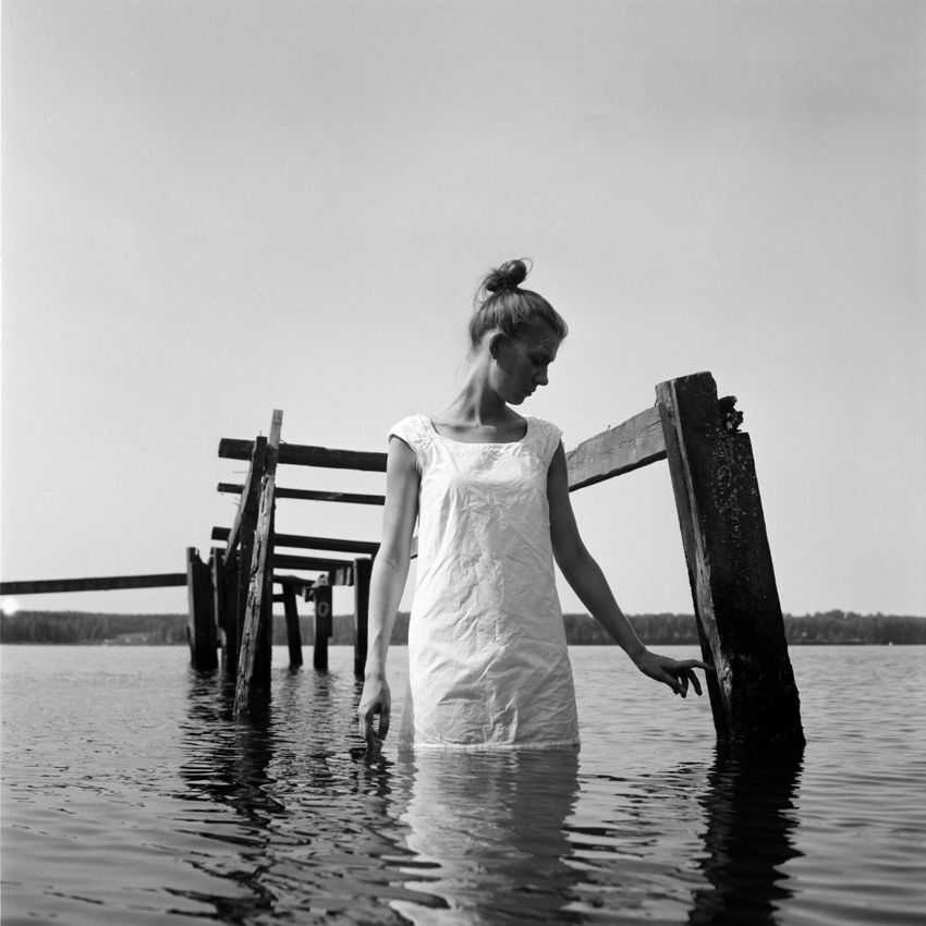 she's alone