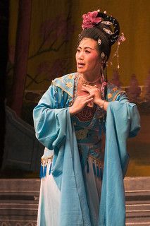 Цень Ко.Снято во время представления в небольшом храме  города Шаньтоу