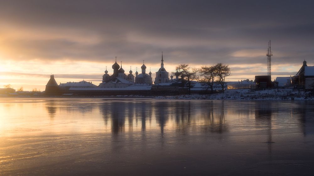 Первый лед на Соловках