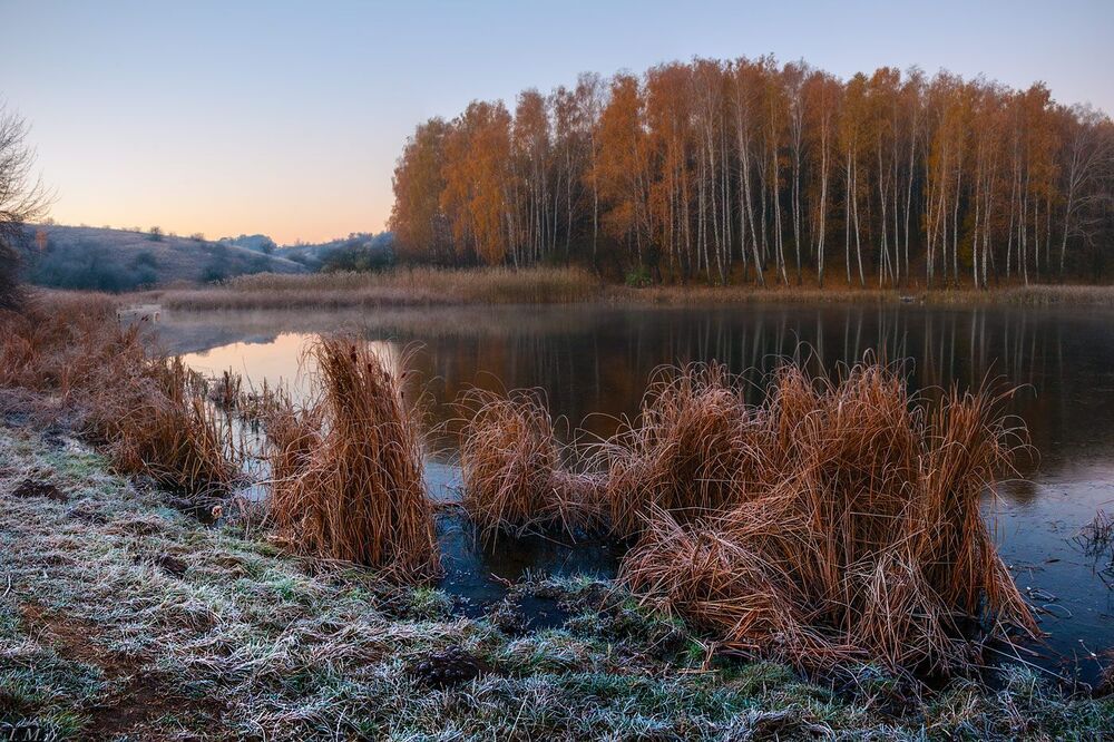 первые заморозки