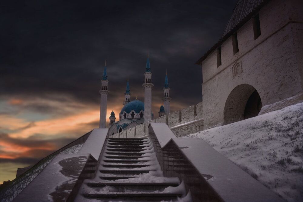 Прогулка по улице Баумана. Казань.