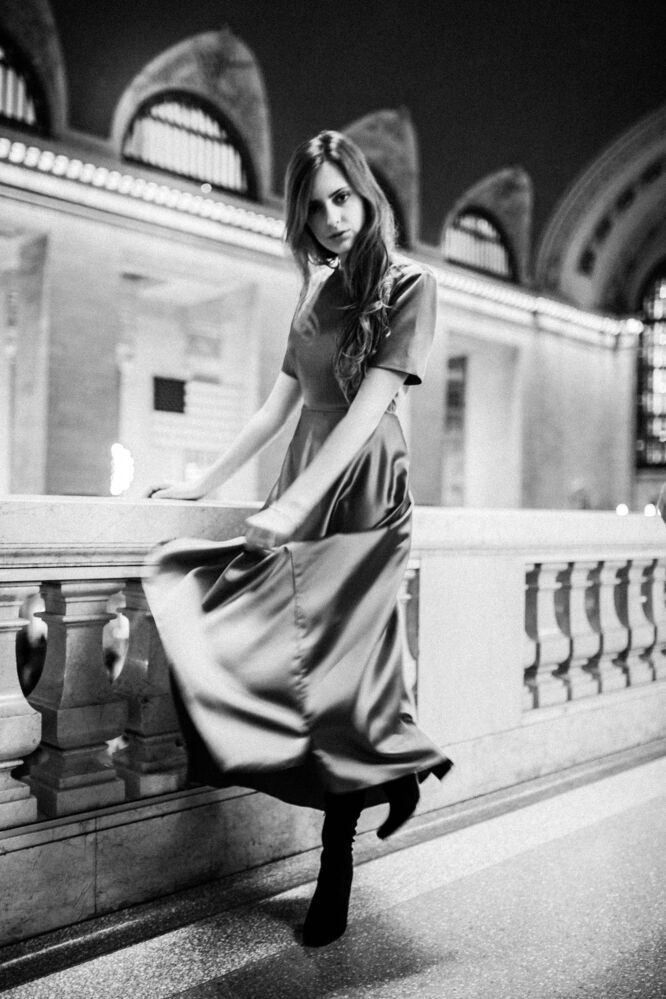 Once at the train station in New York City