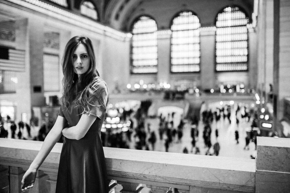 Once at the train station in New York City