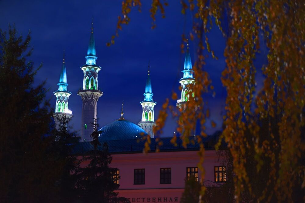 Вечер в кремле.
