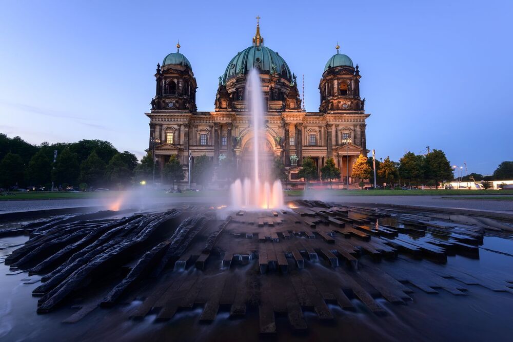 Berlin in the evening light
