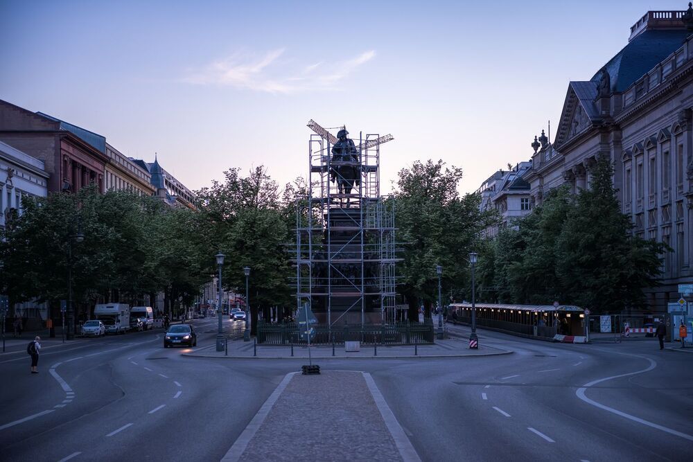 Berlin in the evening light