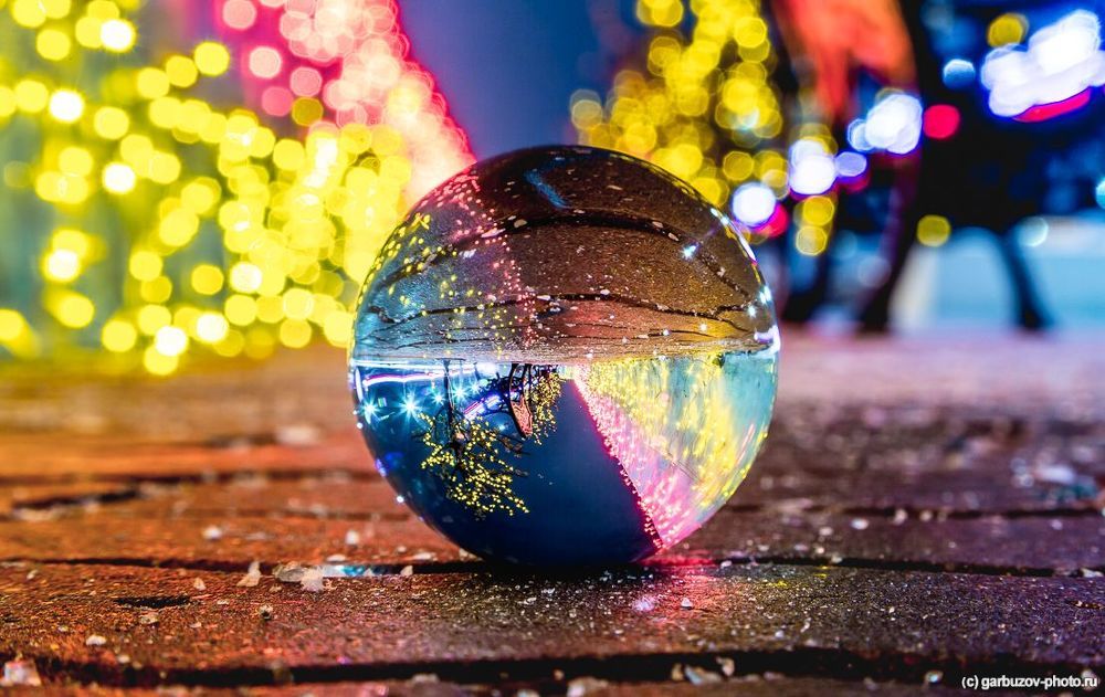 Новогодняя подсветка Зареченского моста