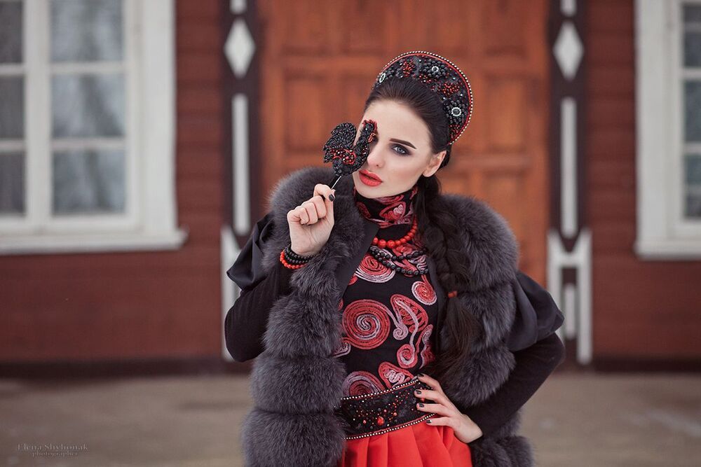 Red and black
