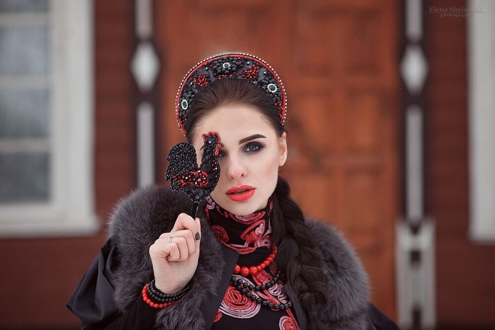 Red and black
