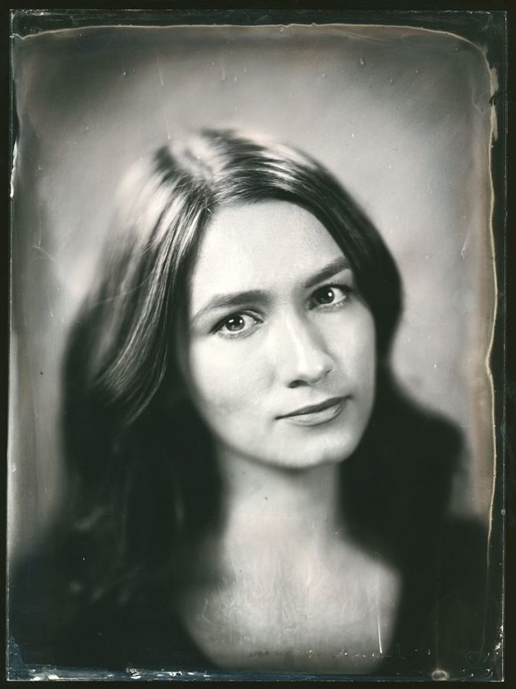 Lens - Dallmeter 3B. Focal Length 11" f3,5. 
Ambrotype 18x24cm.