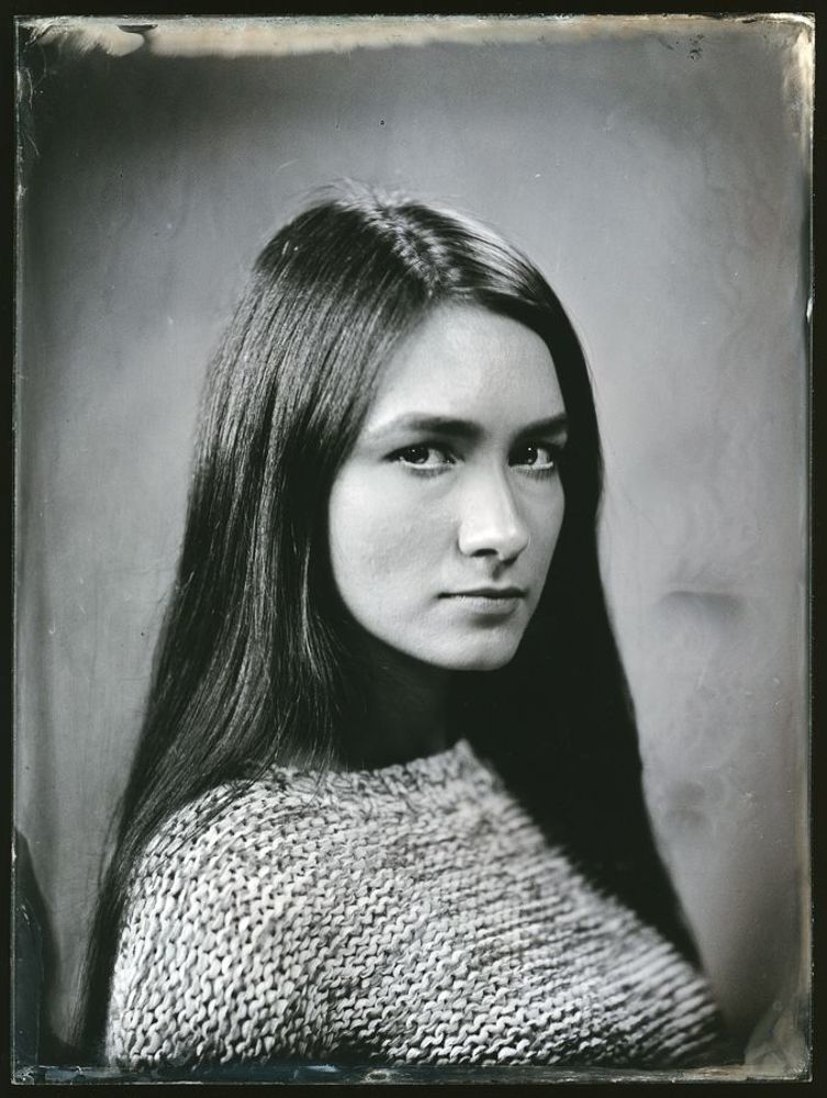 Lens - Dallmeyer Rapid Rictileniar 10x8. Focal Length 13" f8. 
Ambrotype 18x24cm.
