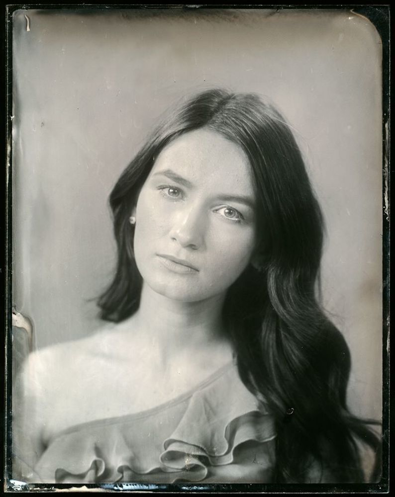 Объектив - Goerz Doppel Anastigmat. 
Ambrotype 11x14cm.