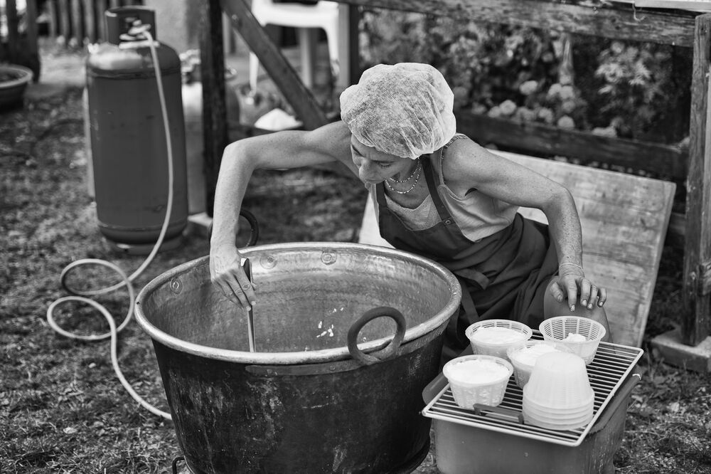 La ricotta a Tramonti