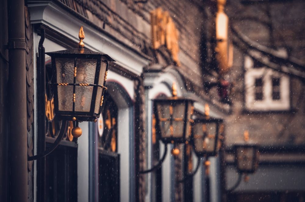 New year in Goslar, Germany