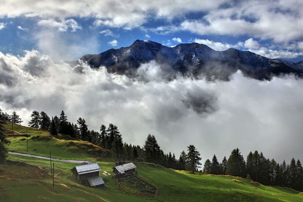 Из жизни деревушки Riederalp