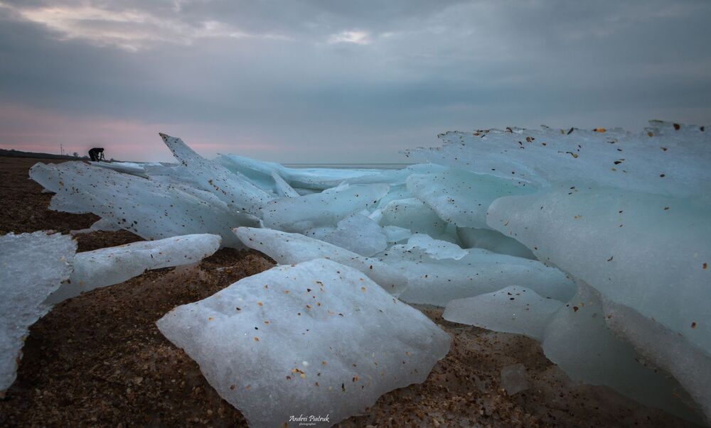 Азовское море во льдах