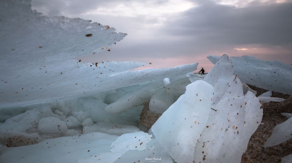 Азовское море во льдах