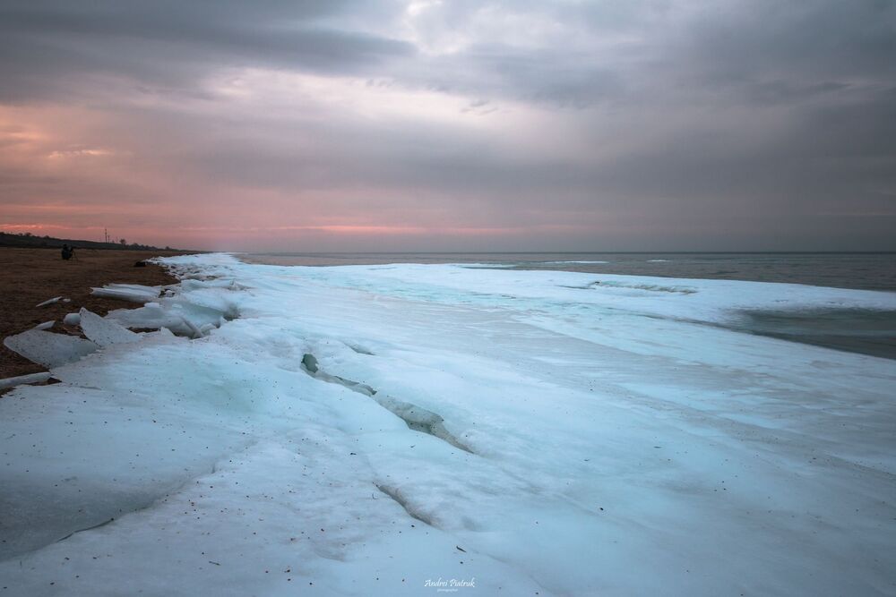 Азовское море во льдах