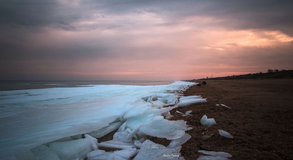 Азовское море во льдах