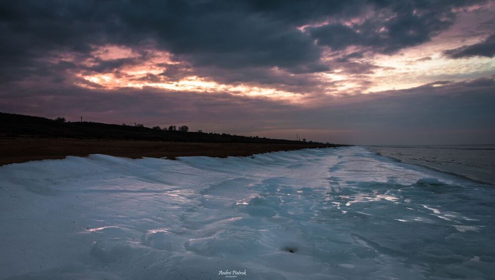 Азовское море во льдах