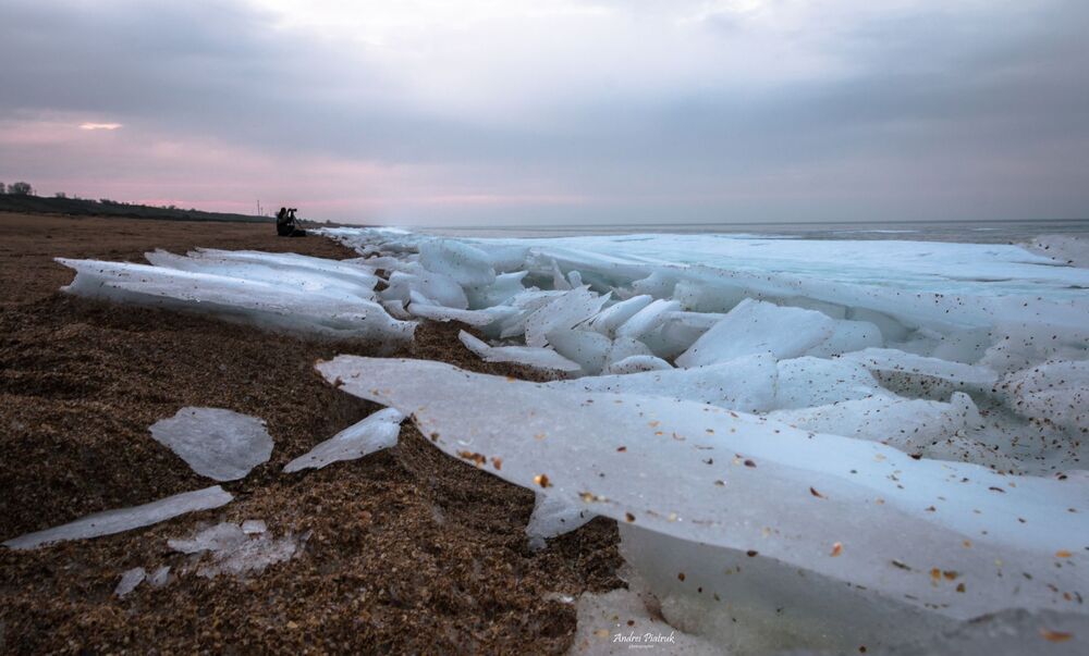 Азовское море во льдах