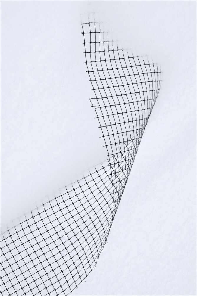 Abstract fragments of winter