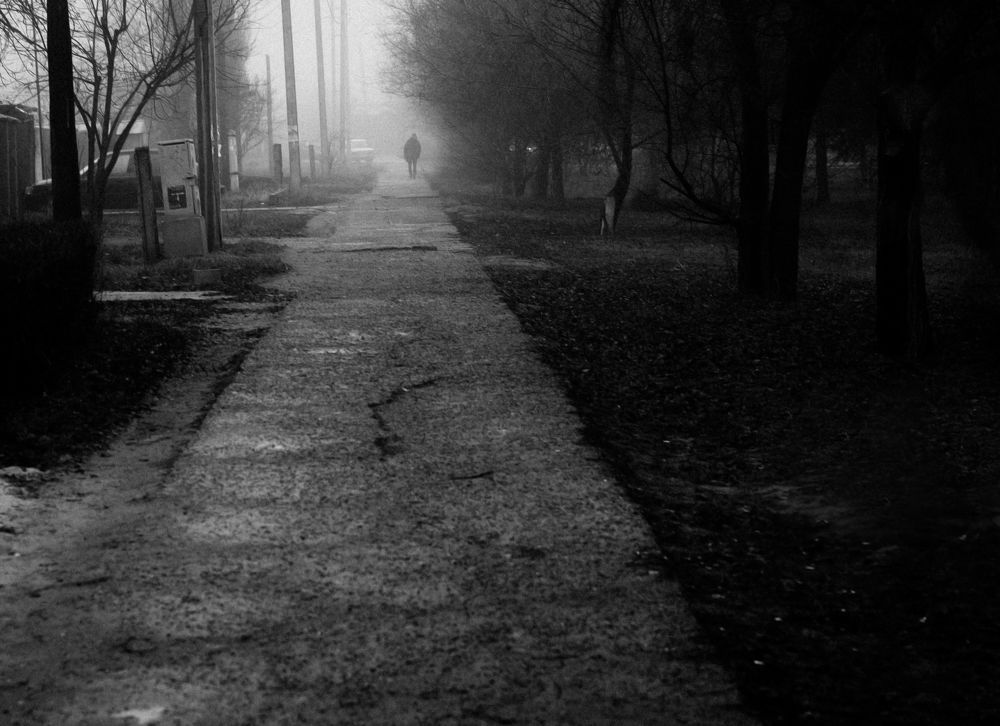 Черно-белое фото